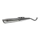 Auspuff mit Logo 28mm wie original von Jarmacol Chrom